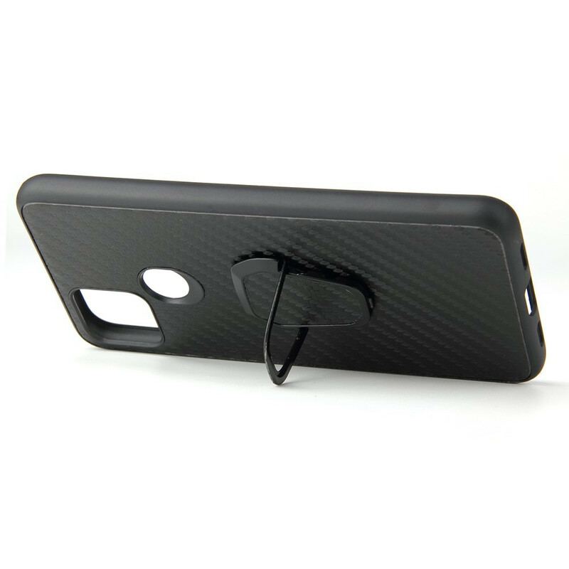 Cover Google Pixel 5 Carbon Fiber Ring-support