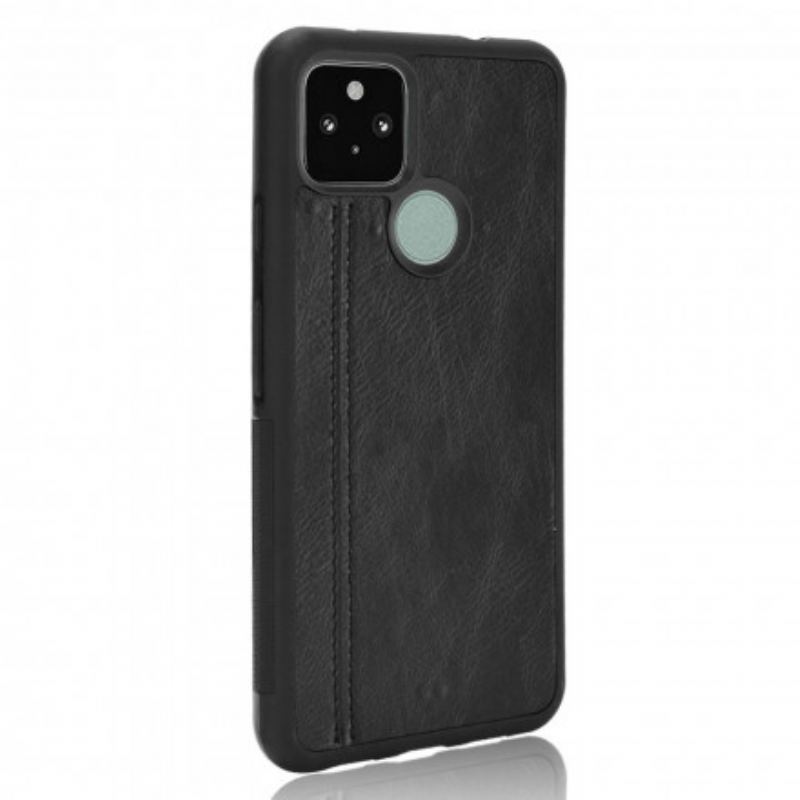 Cover Google Pixel 5 Couture Lædereffekt