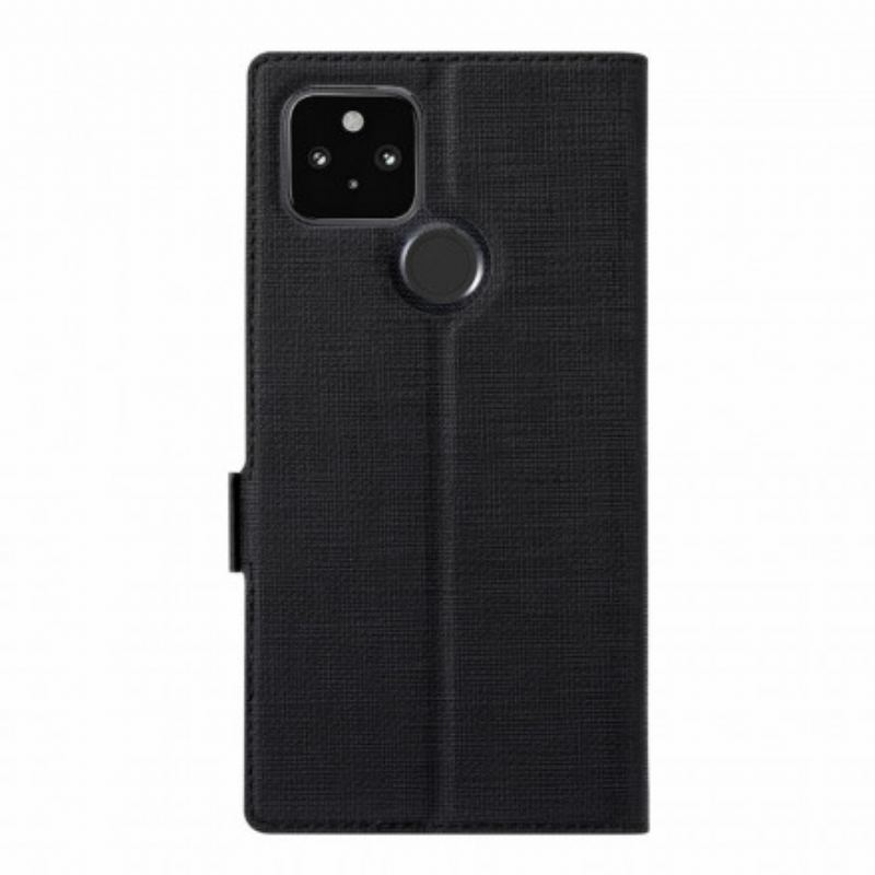 Cover Google Pixel 5 Flip Cover Tekstureret Vili Dmx