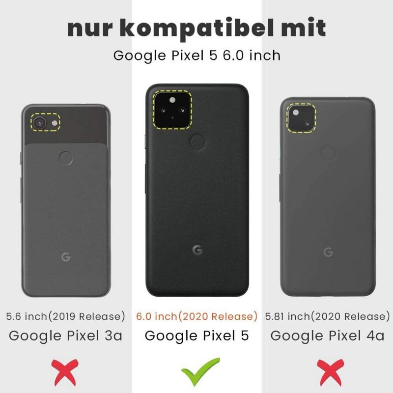 Cover Google Pixel 5 Gennemsigtig Krystalklar