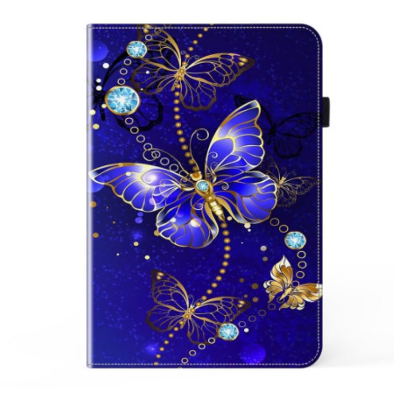 Case Samsung Galaxy Tab S9 Plus Telefon Etui Diamantsommerfugl