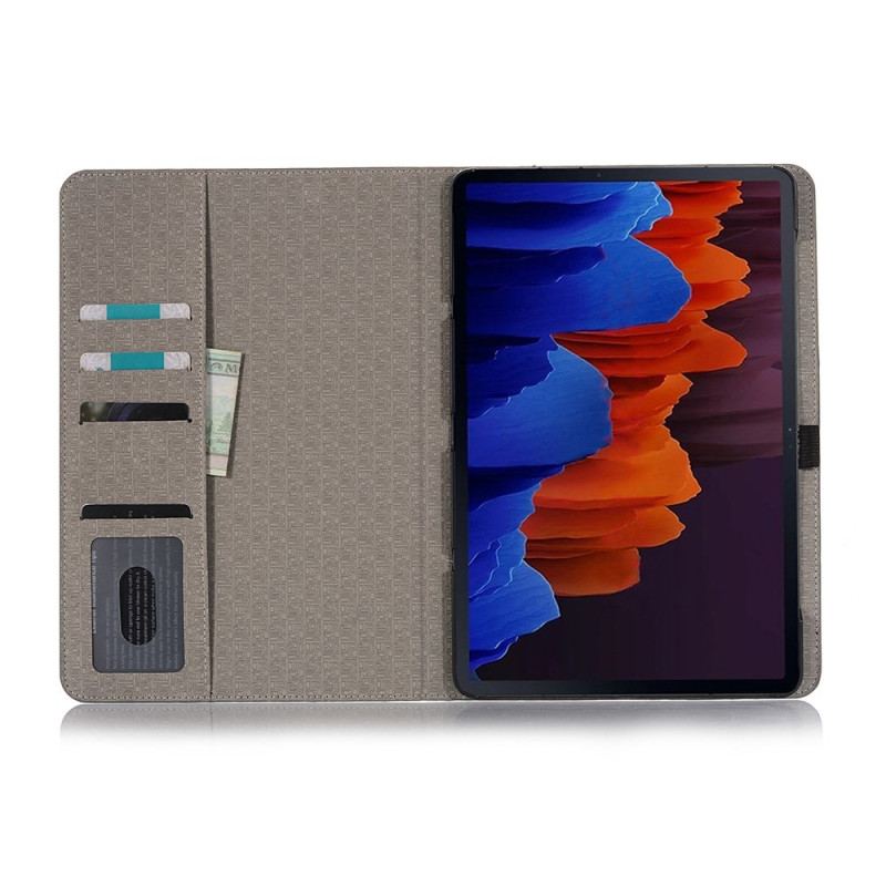 Case Samsung Galaxy Tab S9 Plus Telefon Etui Kortmønster