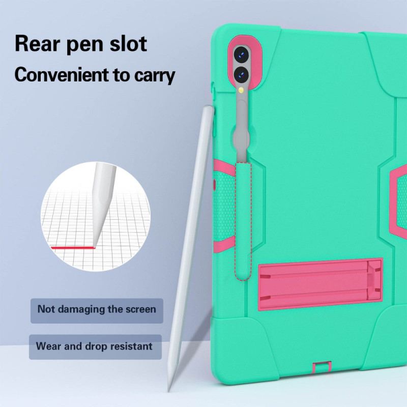 Cover Samsung Galaxy Tab S9 Plus Ultra Resistent Tofarvet Med Støtte