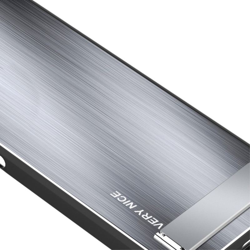 Cover Huawei P60 Pro Børstet Aluminium Med Støtte