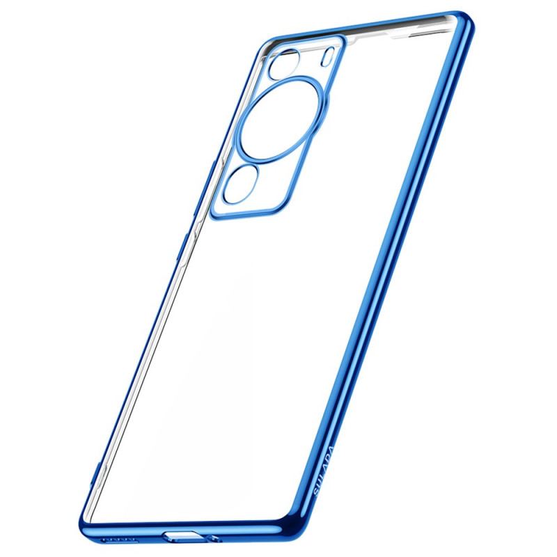 Cover Huawei P60 Pro Transparent Metal Style Kanter Sulada