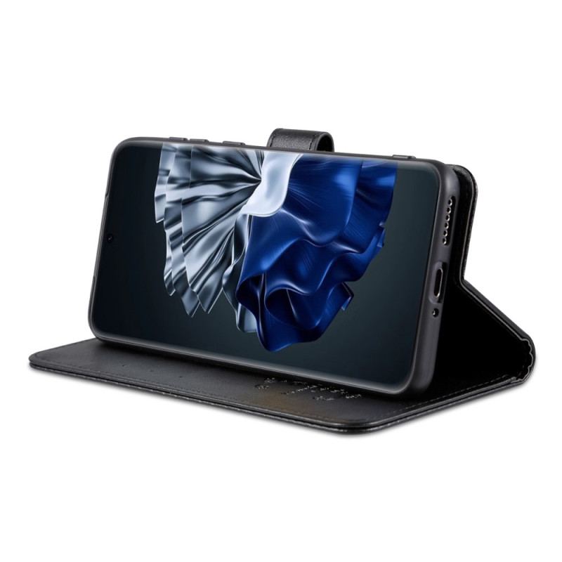 Flip Cover Huawei P60 Pro Azns Lædereffekt