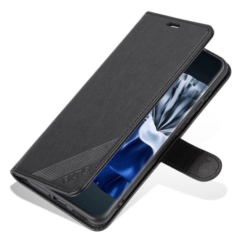 Flip Cover Huawei P60 Pro Azns Lædereffekt