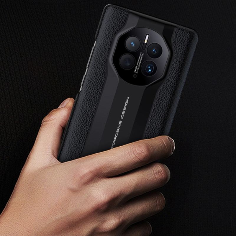 Cover Huawei Mate 50 Pro Litchi Imiteret Læder