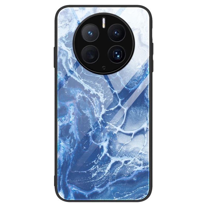 Cover Huawei Mate 50 Pro Stilfuldt Marmor Hærdet Glas