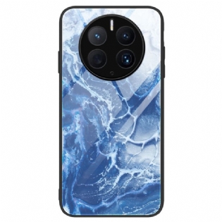 Cover Huawei Mate 50 Pro Stilfuldt Marmor Hærdet Glas