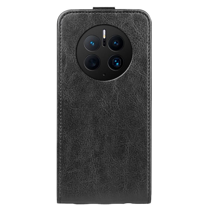 Læder Cover Huawei Mate 50 Pro Lodret