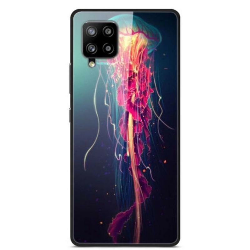 Cover Samsung Galaxy A42 5G Blæksprutte Af Hærdet Glas