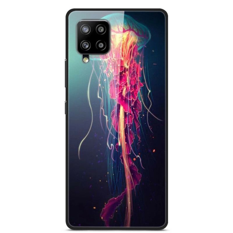 Cover Samsung Galaxy A42 5G Blæksprutte Af Hærdet Glas