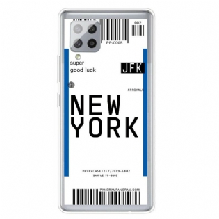 Cover Samsung Galaxy A42 5G Boardingkort Til New York