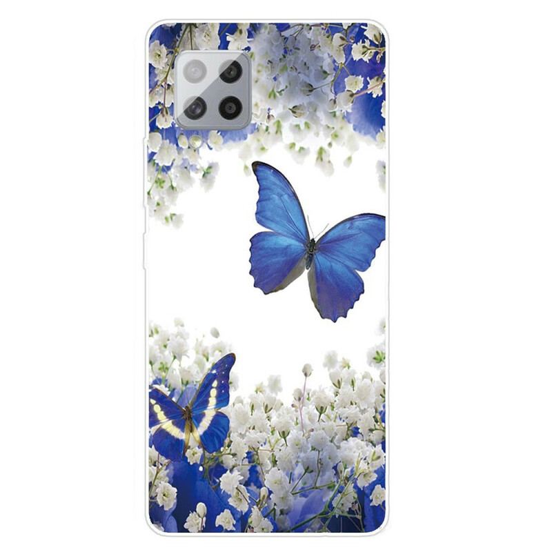 Cover Samsung Galaxy A42 5G Design Sommerfugle