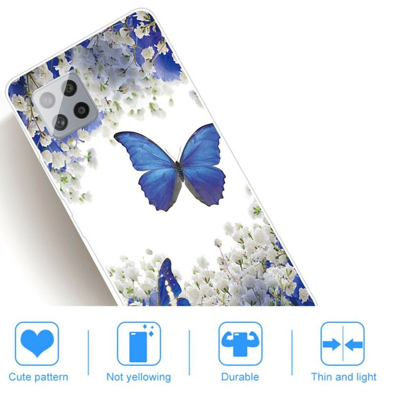 Cover Samsung Galaxy A42 5G Design Sommerfugle