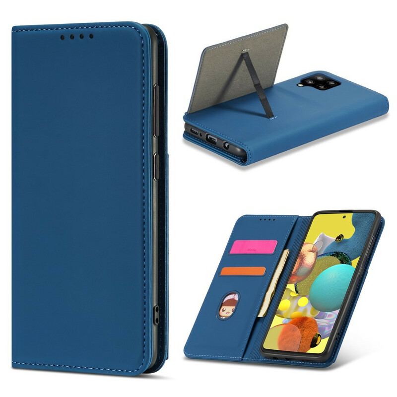 Cover Samsung Galaxy A42 5G Flip Cover Kortholder Stativ