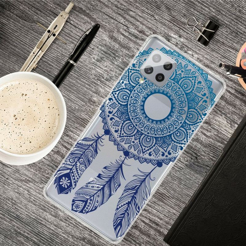 Cover Samsung Galaxy A42 5G Mandala Med Enkelt Blomst