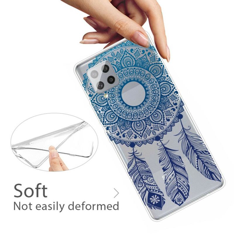 Cover Samsung Galaxy A42 5G Mandala Med Enkelt Blomst