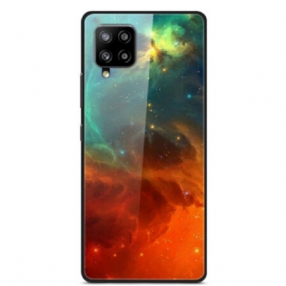 Cover Samsung Galaxy A42 5G Rød Og Grøn Himmel