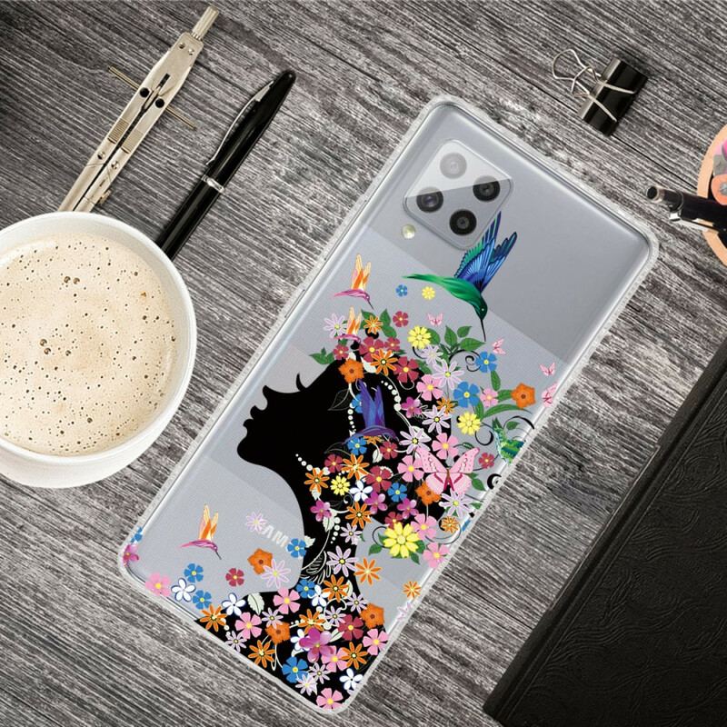 Cover Samsung Galaxy A42 5G Smukt Blomsterhoved