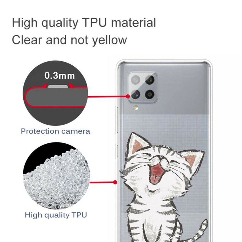 Cover Samsung Galaxy A42 5G Sød Kat