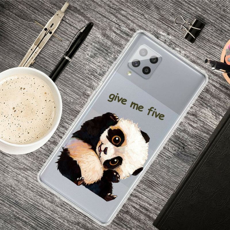 Cover Samsung Galaxy A42 5G Sømløs Panda Giv Me Five