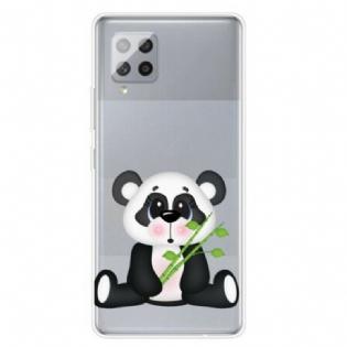Cover Samsung Galaxy A42 5G Sømløs Sad Panda