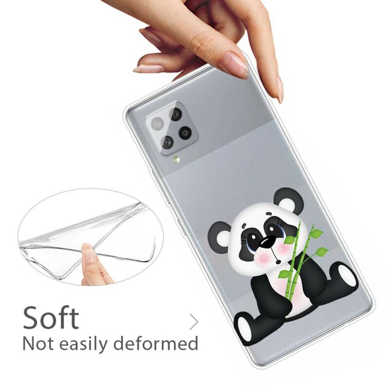 Cover Samsung Galaxy A42 5G Sømløs Sad Panda