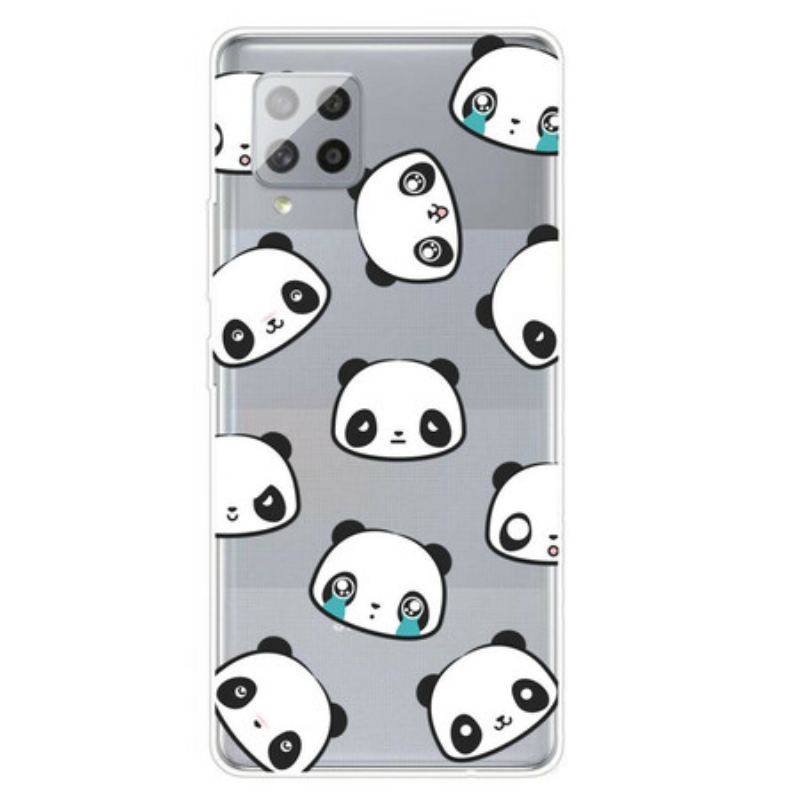 Cover Samsung Galaxy A42 5G Sømløse Sentimentale Pandaer