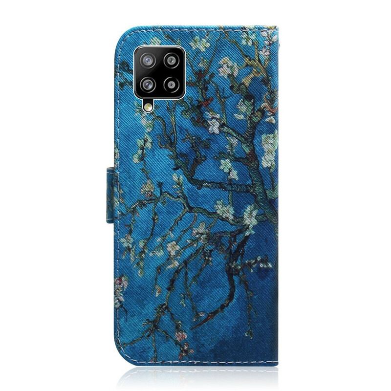 Flip Cover Samsung Galaxy A42 5G Blomstrende Trægren