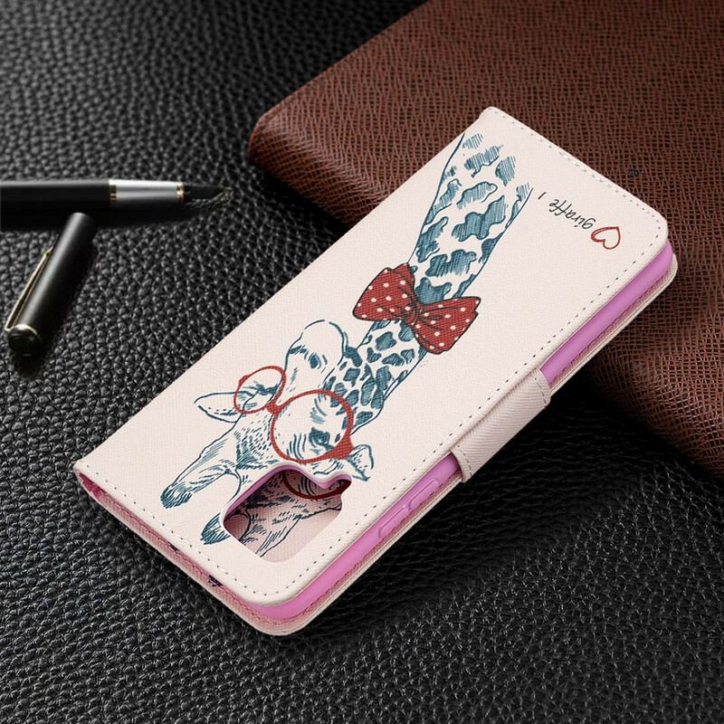 Flip Cover Samsung Galaxy A42 5G Brainy Giraf