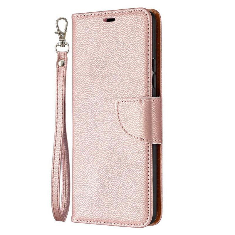 Flip Cover Samsung Galaxy A42 5G Læder Cover Litchi Rabat Oblique