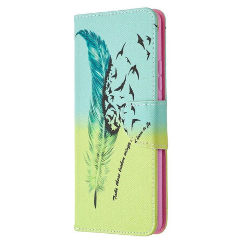 Flip Cover Samsung Galaxy A42 5G Lære At Flyve