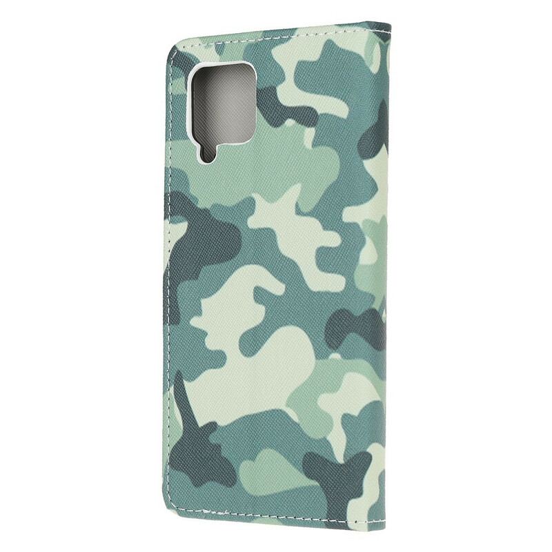 Flip Cover Samsung Galaxy A42 5G Militær Camouflage