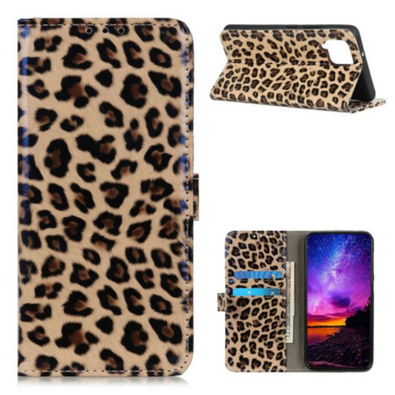 Læder Cover Samsung Galaxy A42 5G Leopard