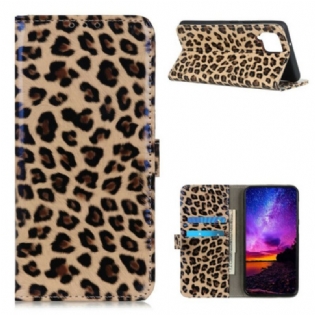 Læder Cover Samsung Galaxy A42 5G Leopard