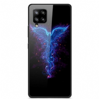 Mobilcover Samsung Galaxy A42 5G Phoenix Hærdet Glas