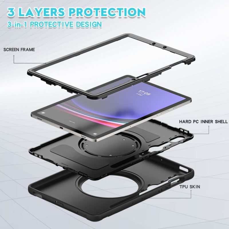 Cover Samsung Galaxy Tab S9 Ring-støtte