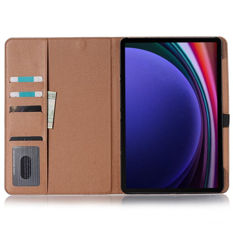 Etui Samsung Galaxy Tab S9 Retro Tekstur