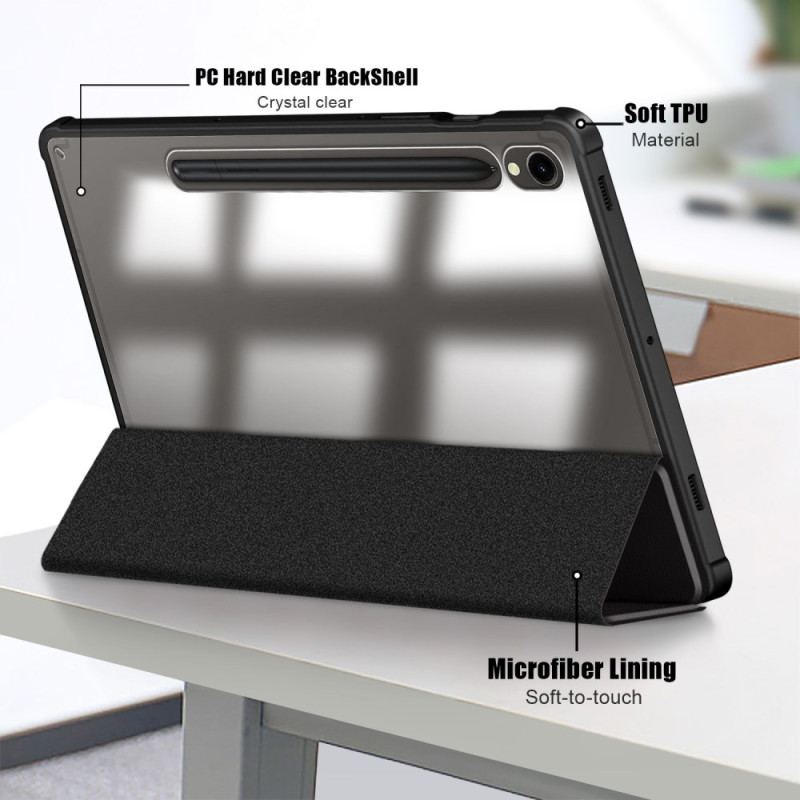 Samsung Galaxy Tab S9 Rør Mig Ikke Transparent Ryg Stylus Holder