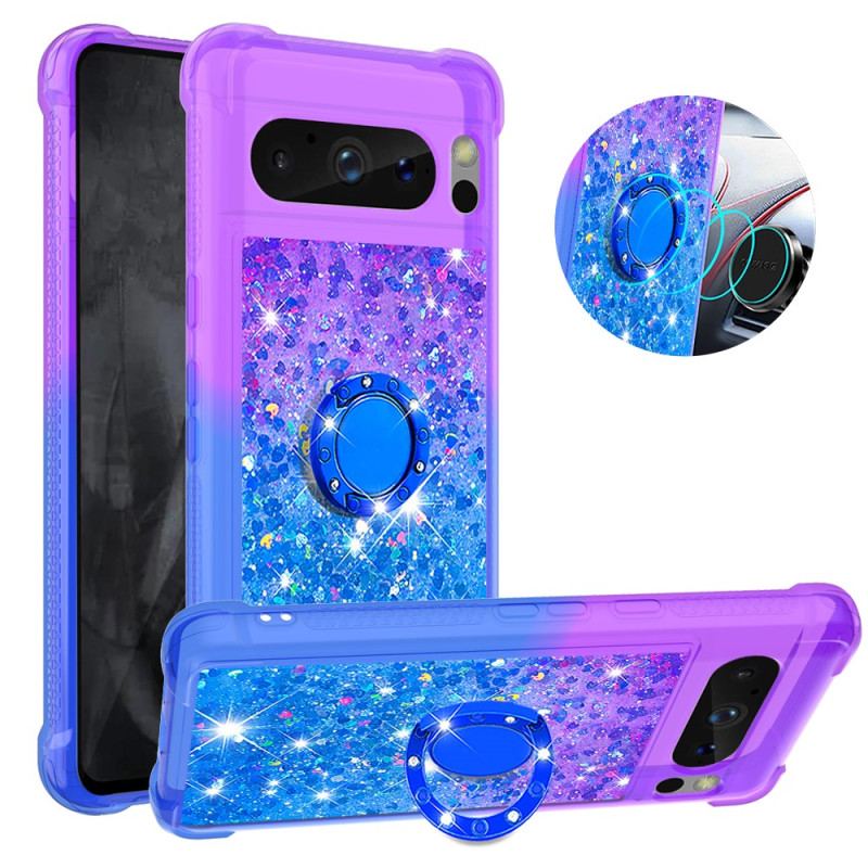 Cover Google Pixel 8 Pro Glitter Ring-holder