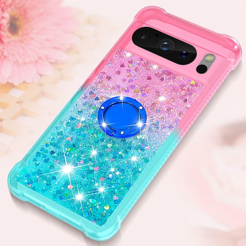 Cover Google Pixel 8 Pro Glitter Ring-holder