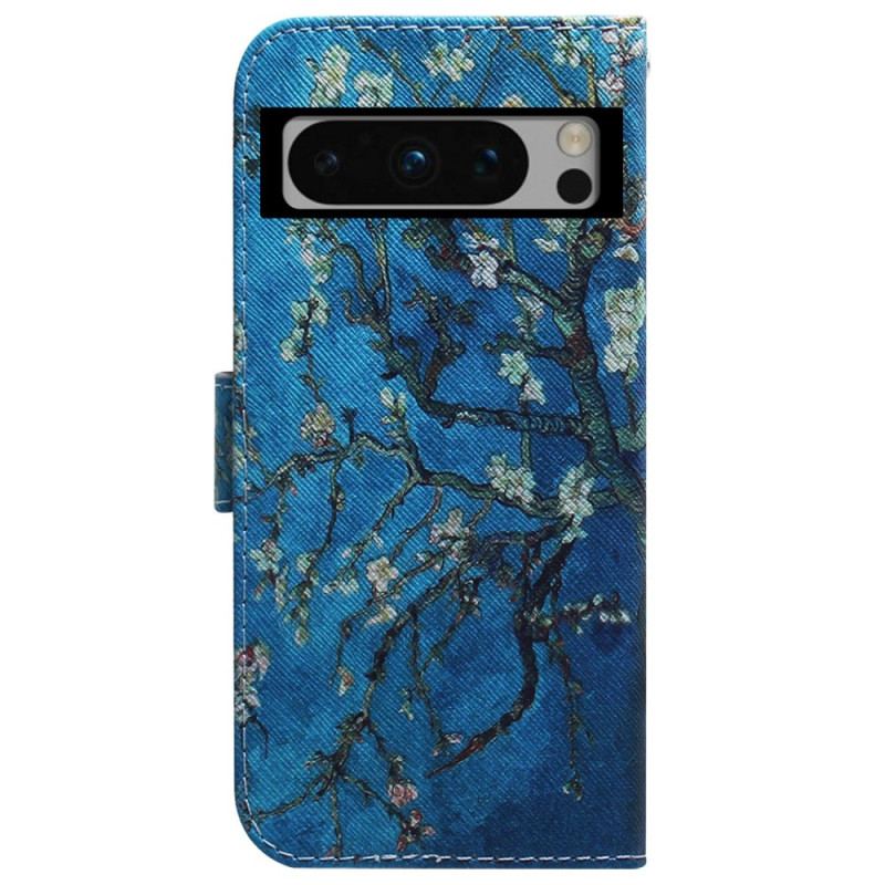 Flip Cover Google Pixel 8 Pro Blomstrende Grene