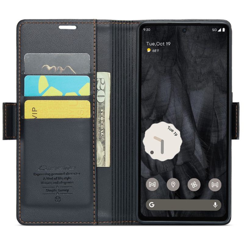 Flip Cover Google Pixel 8 Pro Caseme Læderstil