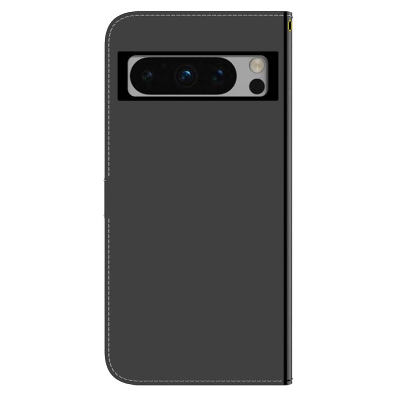 Flip Cover Google Pixel 8 Pro Spejl Og Snor