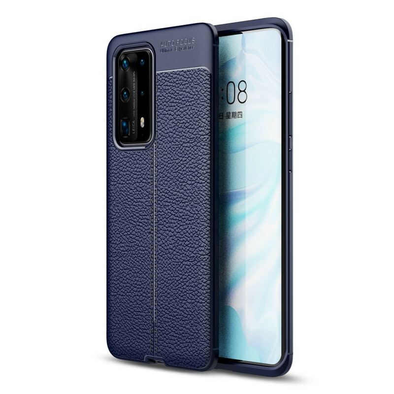 Cover Huawei P40 Pro Plus Fleksibel Kulfibertekstur