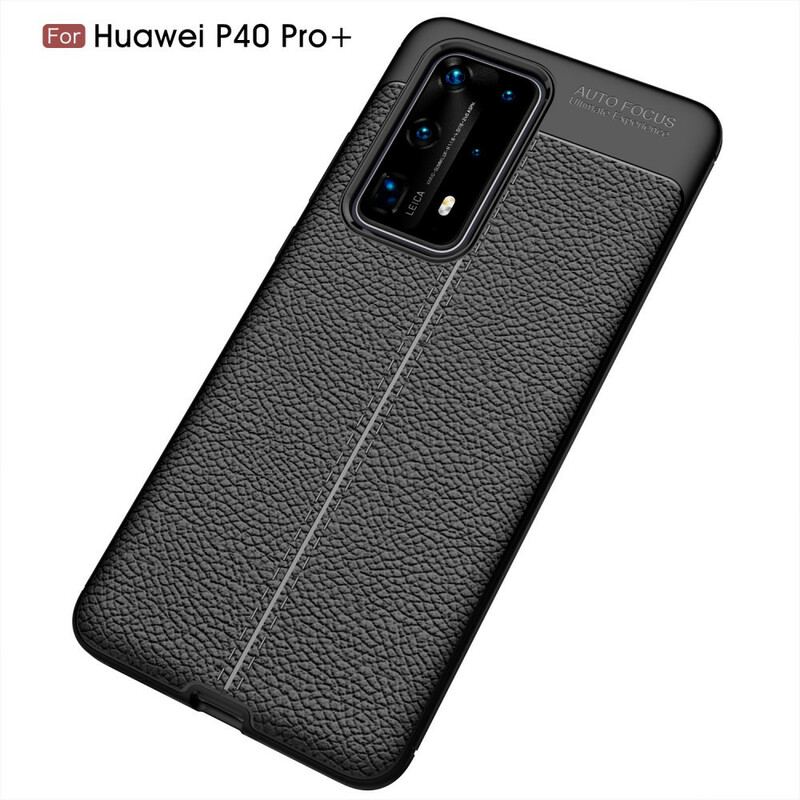 Cover Huawei P40 Pro Plus Fleksibel Kulfibertekstur