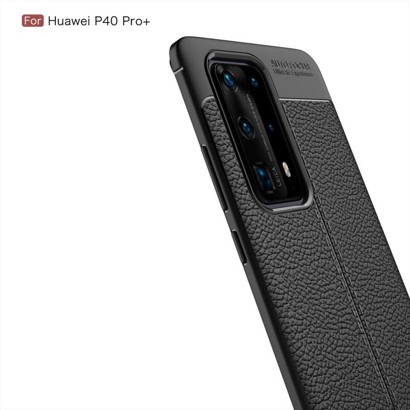 Cover Huawei P40 Pro Plus Fleksibel Kulfibertekstur