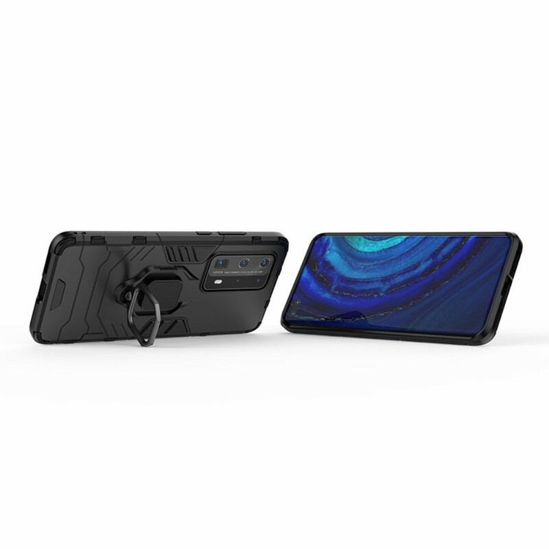 Cover Huawei P40 Pro Plus Ring Resistent